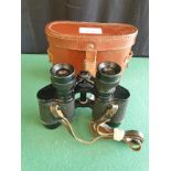 Vintage Pair Binoculars French Possibly WW2.
