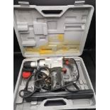 Pro rotary hammer drill in fitted case.