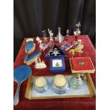 Lot of collectables includes torld crystal ornaments includes the towers swaroski Crystal items etc.