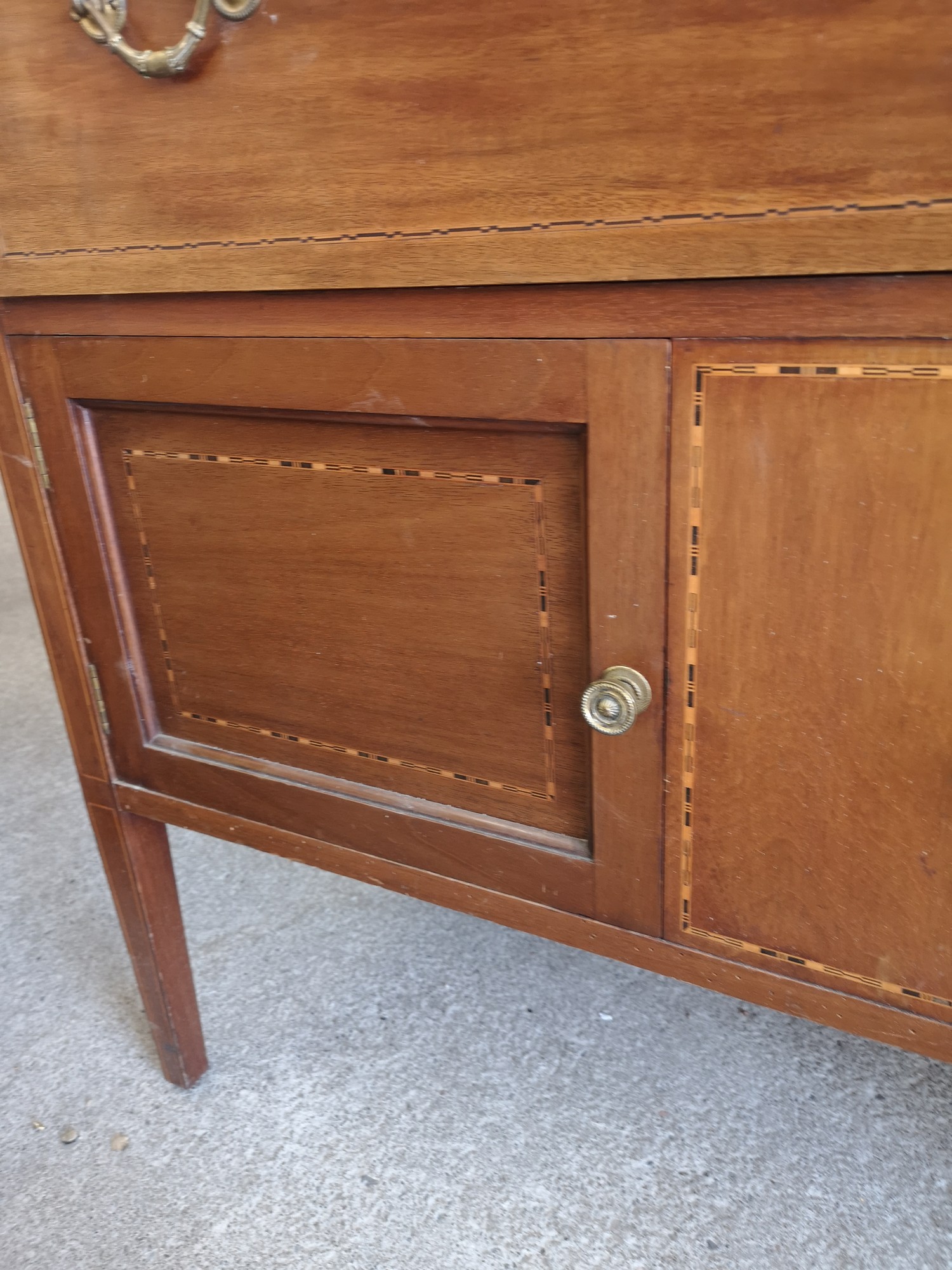 Edwardian inlaid dresser. This does need tlc. - Image 2 of 4