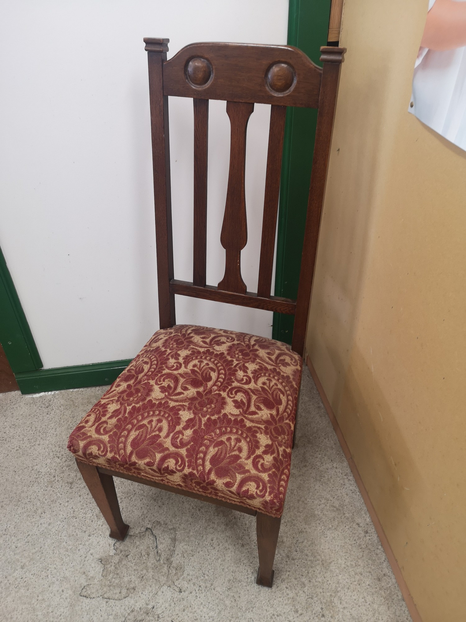 Set of 4 19th century art nouveau chairs. - Image 5 of 5