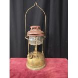 British Bull finch large oil lamp