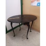 20th century drop leaf folding table.