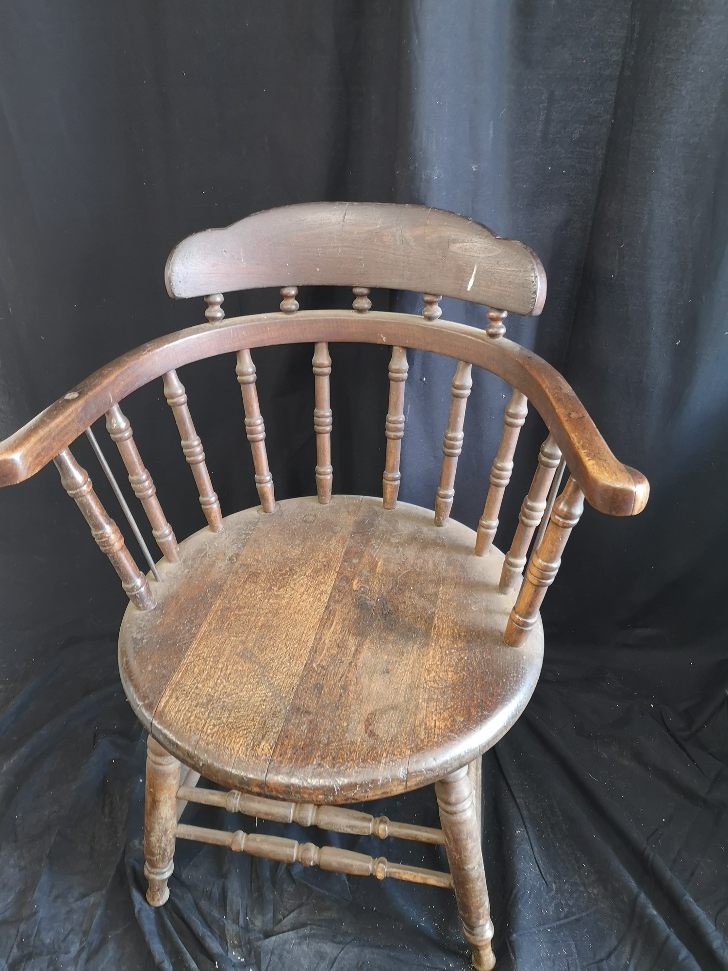 Possible georgian captains arm chair. - Image 2 of 3