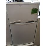 Compact small fridge freezer.