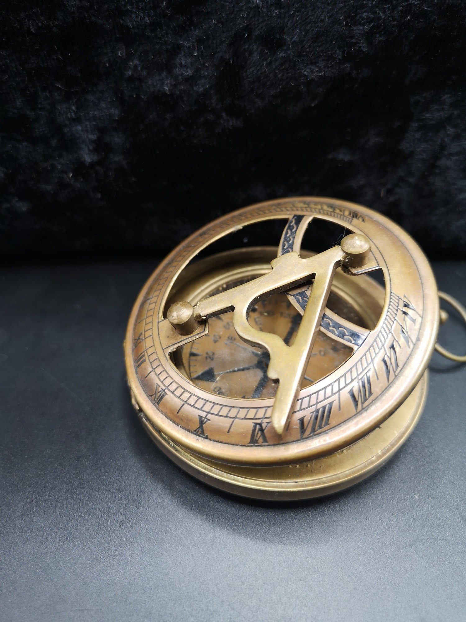 F Barker and sons London ornate compass dated 1904.