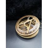 F Barker and sons London ornate compass dated 1904.