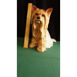 Large Beswick Fireside Model Yorkie Dog Model No 2377