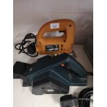 Black n decker planer together with einhell jigsaw.