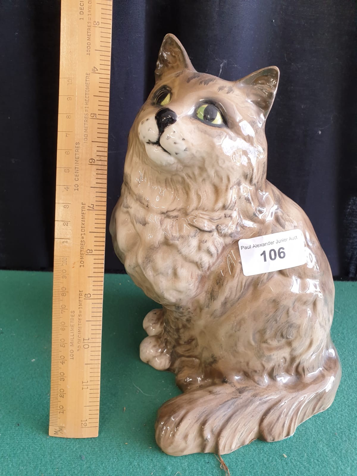 Large Beswick Fireside Model Of Seated Cat No 1867