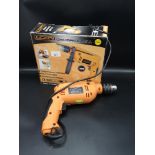 Boxed vcan impact power drill.