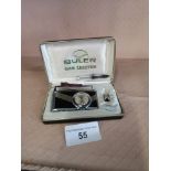 Butler gas lighter / clock with original box.