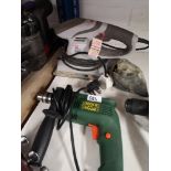Pro 1/2 sheet sander together with drill.