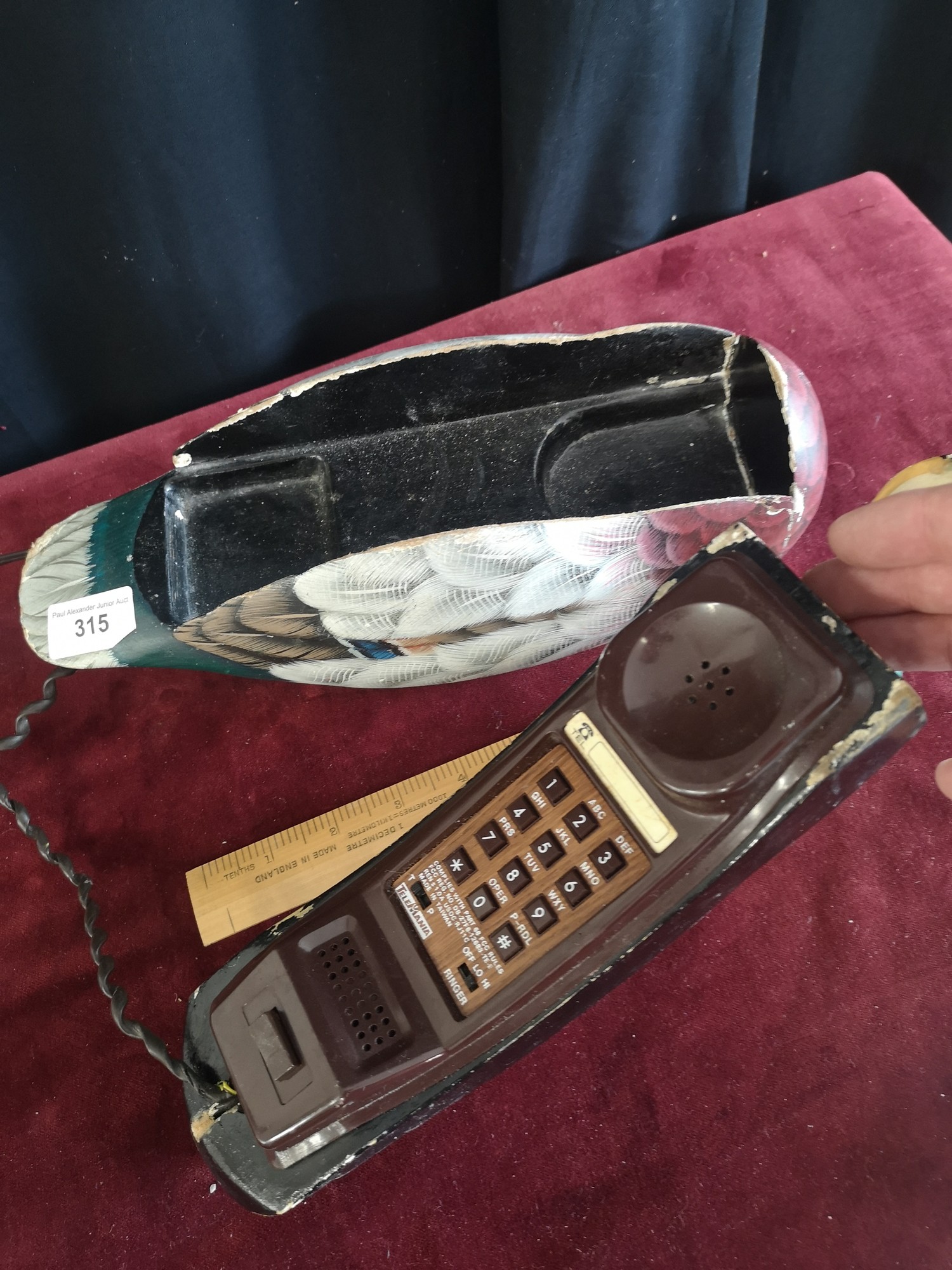 Decoy duck telephone. - Image 2 of 2