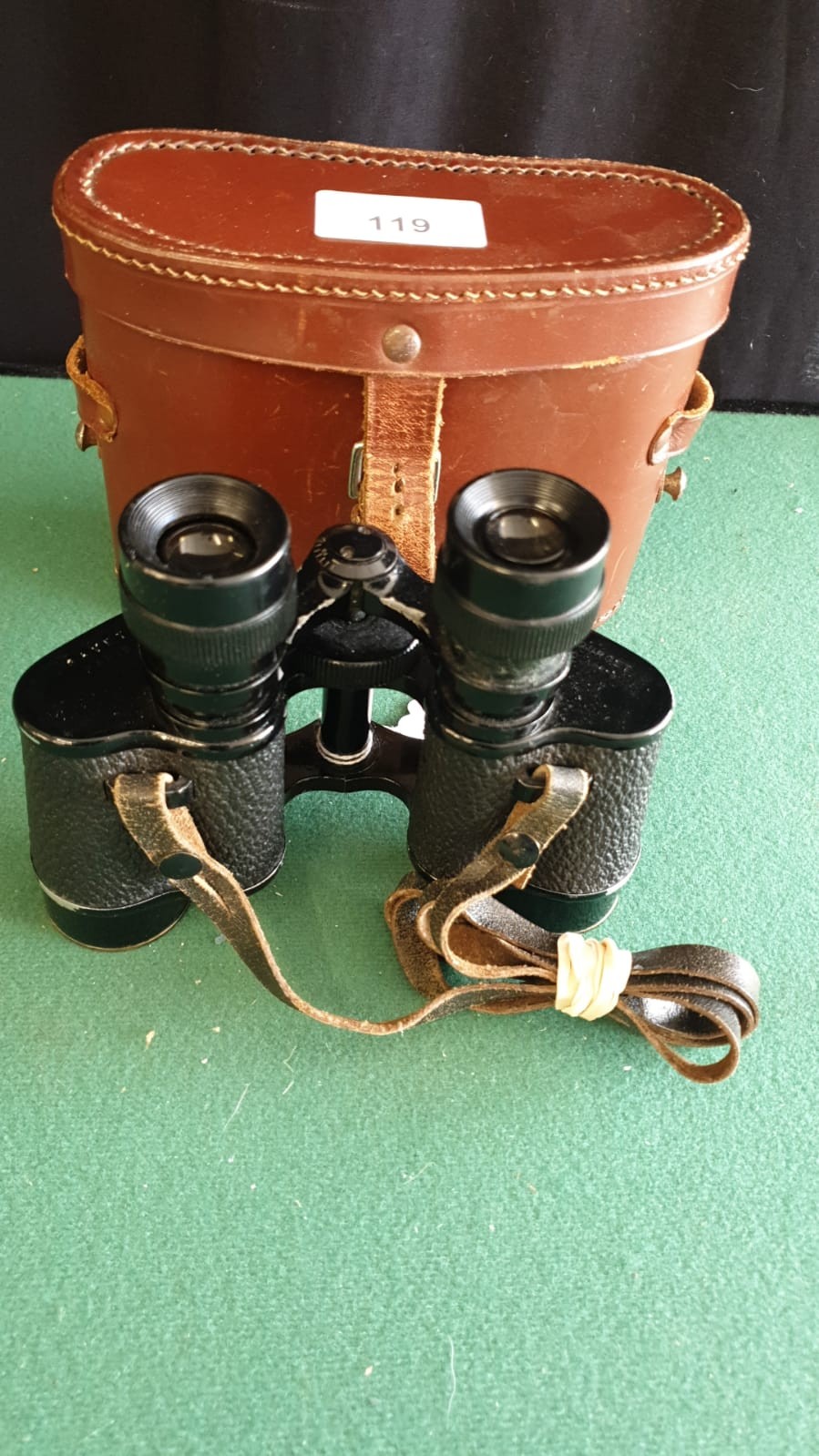 Vintage Pair Binoculars French Possibly WW2. - Image 2 of 2