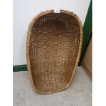 Early Large wicker basket.