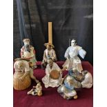 Selection of Oriental early figures.