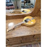 Vintage mandolin as found .