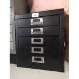 Bisley style 5 Drawer cabinet .