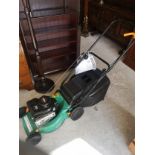 Pro Petrol Rotary Lawn Mower. working .