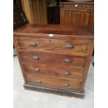 Victorian Secretaire Chest of drawers .