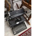 Antique imperial typewriter .
