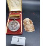 Victorian Metropolitan Police Medal And Photo Of Policeman Who Owned Medal PS J Lock W Div