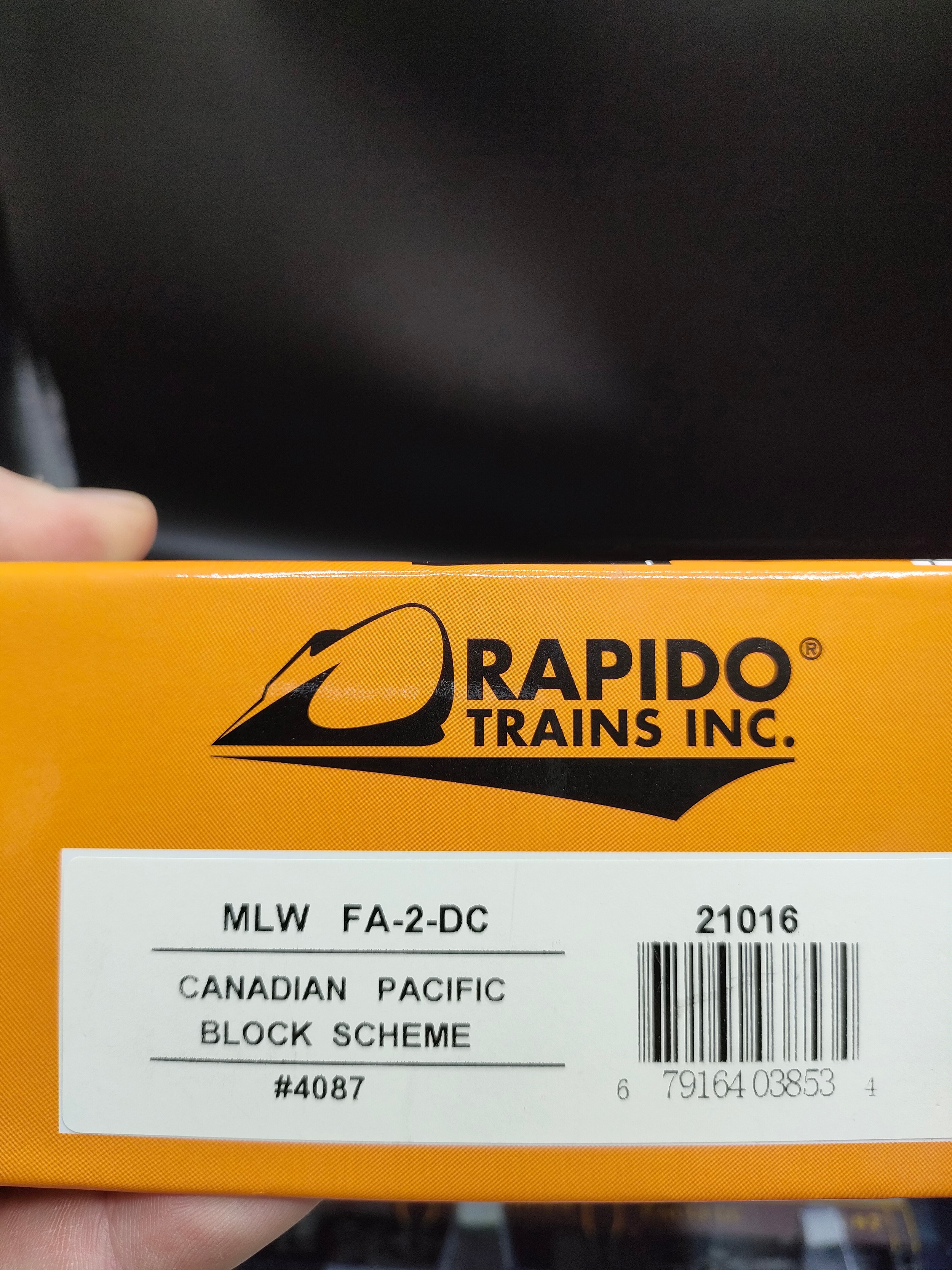 Boxed Rapido Canadian Pacific train 4087 . - Image 3 of 3