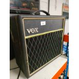 Vox guitar amplifier.