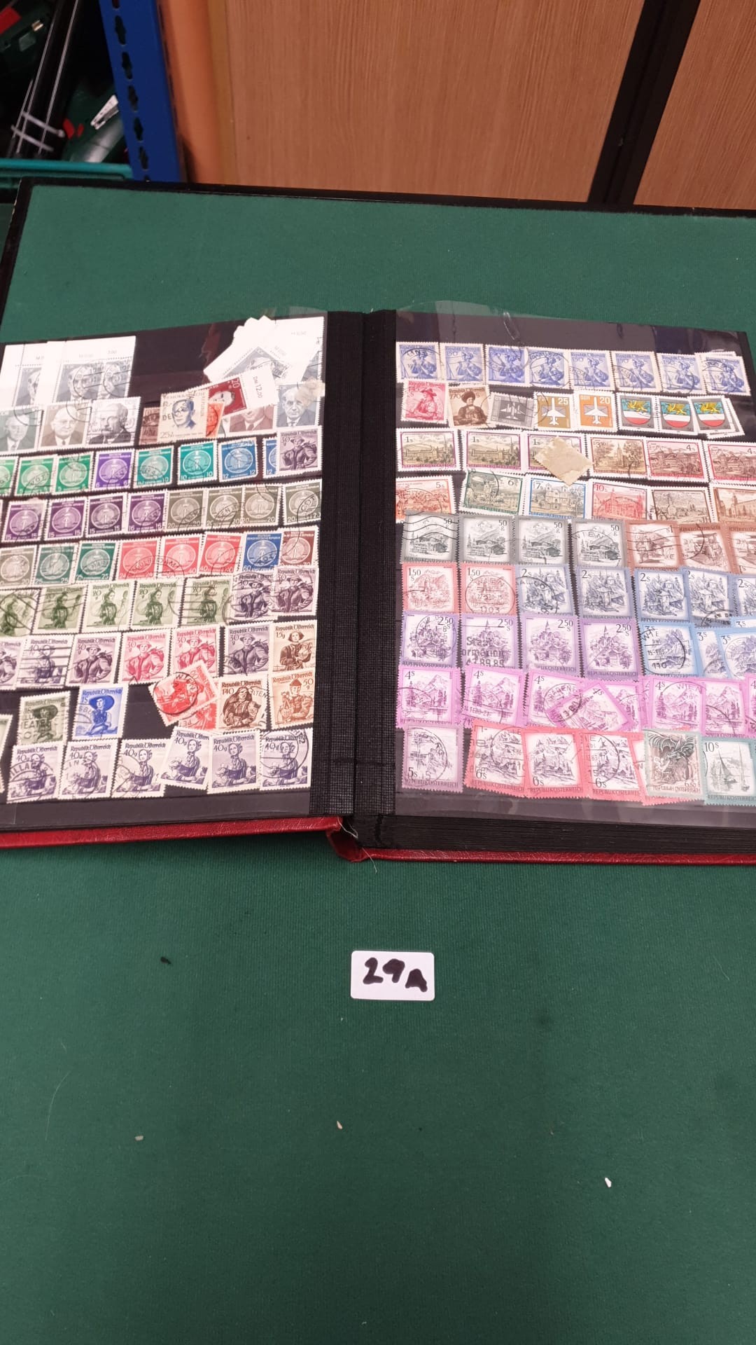Large Stamp Album Packed Full Of Stamps Huge Amount