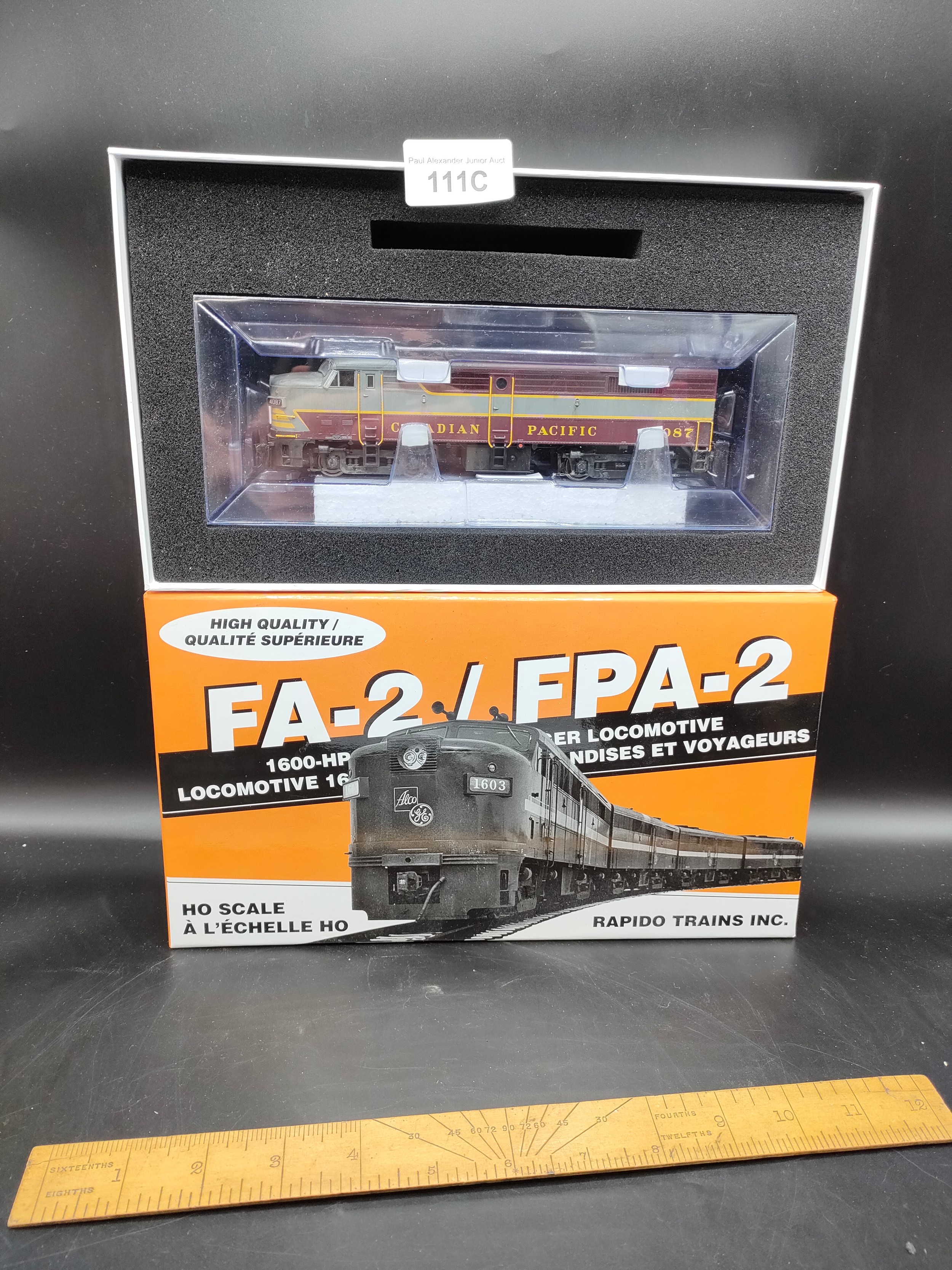 Boxed Rapido Canadian Pacific train 4087 .