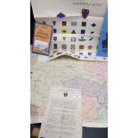 Selection of WW2 Maps And Paperwork to relate To battles Landings ect