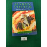 1st edition j k Rowling Harry Potter and the half blood prince book.