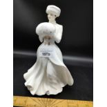 Royal doulton figure a winter morn hn4622.