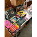 Large collection of records includes Elvis etc.