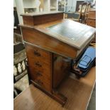 Edwardian Davenport desk.