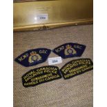 Lot of 4 Canadian badges .