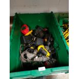 Box of miscellaneous tool battery's etc . Not tested.