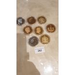 Collection of Royalty proof coins etc .