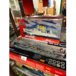 2 Airfix boat models boxed .