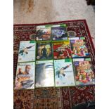 Collection of Xbox 360 games .