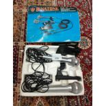 Binatone retro microphone set boxed.