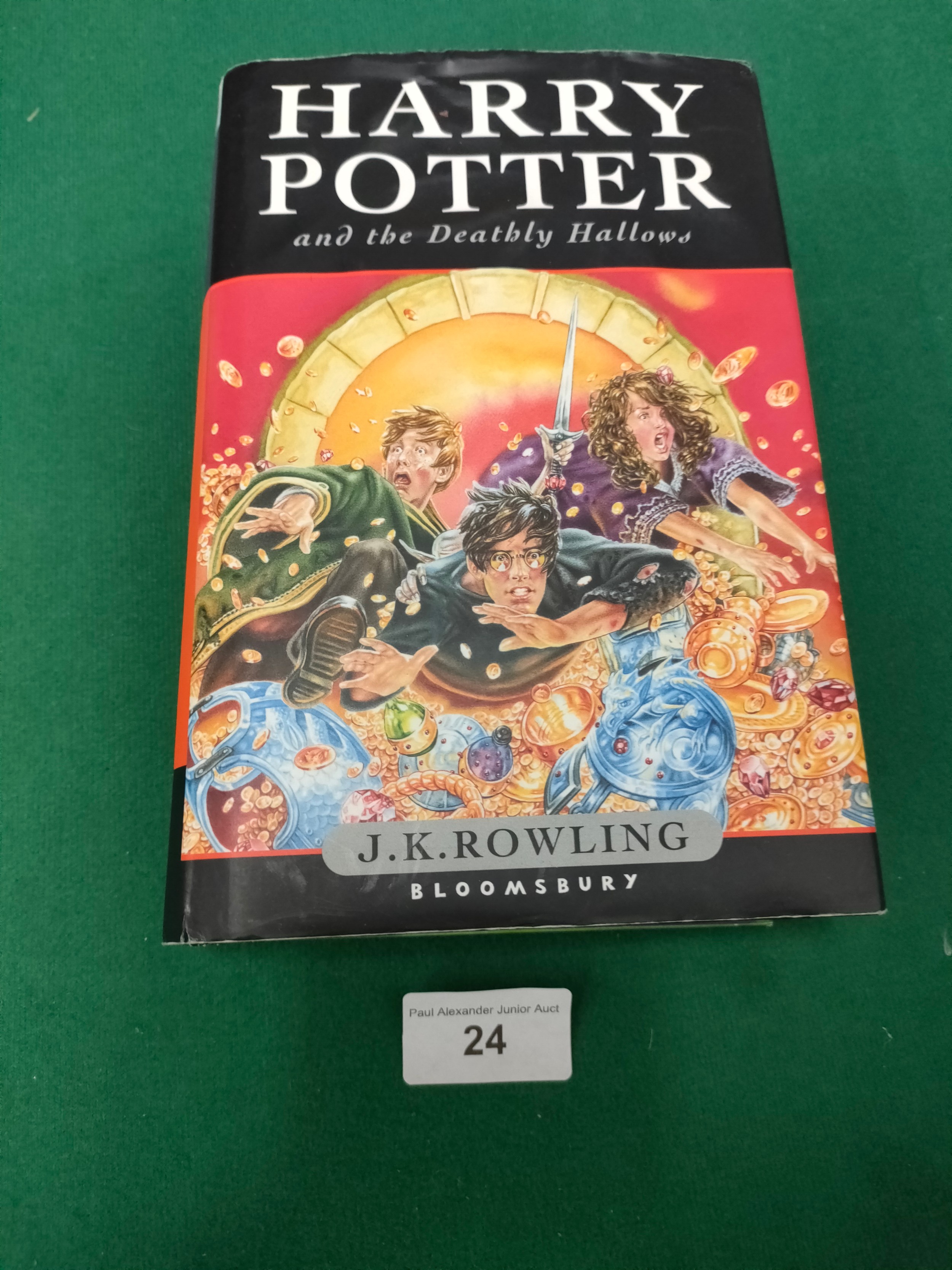 1st edition j k Rowling Harry Potter and the deathly hallows book .