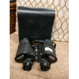 Set of Hanimex 12x50s binoculars with casing .