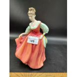 Royal doulton figure fair lady red version.