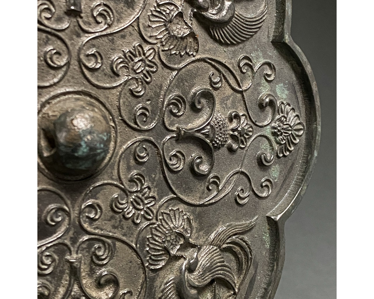 CHINA, TANG DYNASTY BRONZE MIRROR - XRF TESTED - Image 6 of 8