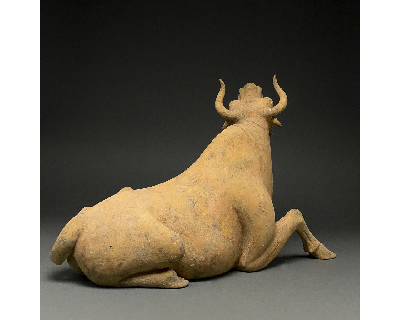 CHINA, LARGE TANG DYNASTY POTTERY OX - TL TESTED - Image 3 of 7