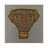 EGYPTIAN BEADED MUMMY MASK