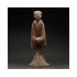 HUGE CHINESE HAN DYNASTY POTTERY LADY - TL TESTED