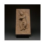 CHINA, SONG DYNASTY BRICK WITH DANCER